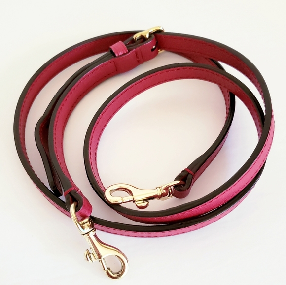 Coach Red/Burgundy Satchel Crossbody Bag - Excellent Condition - Picture 7 of 15